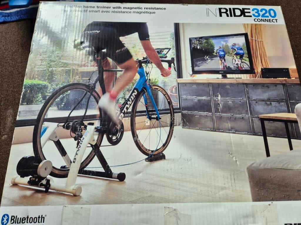 B'Twin In'Ride 320 Connect Hometrainer tacx rollerbank, Ophalen, Gebruikt, Overige typen