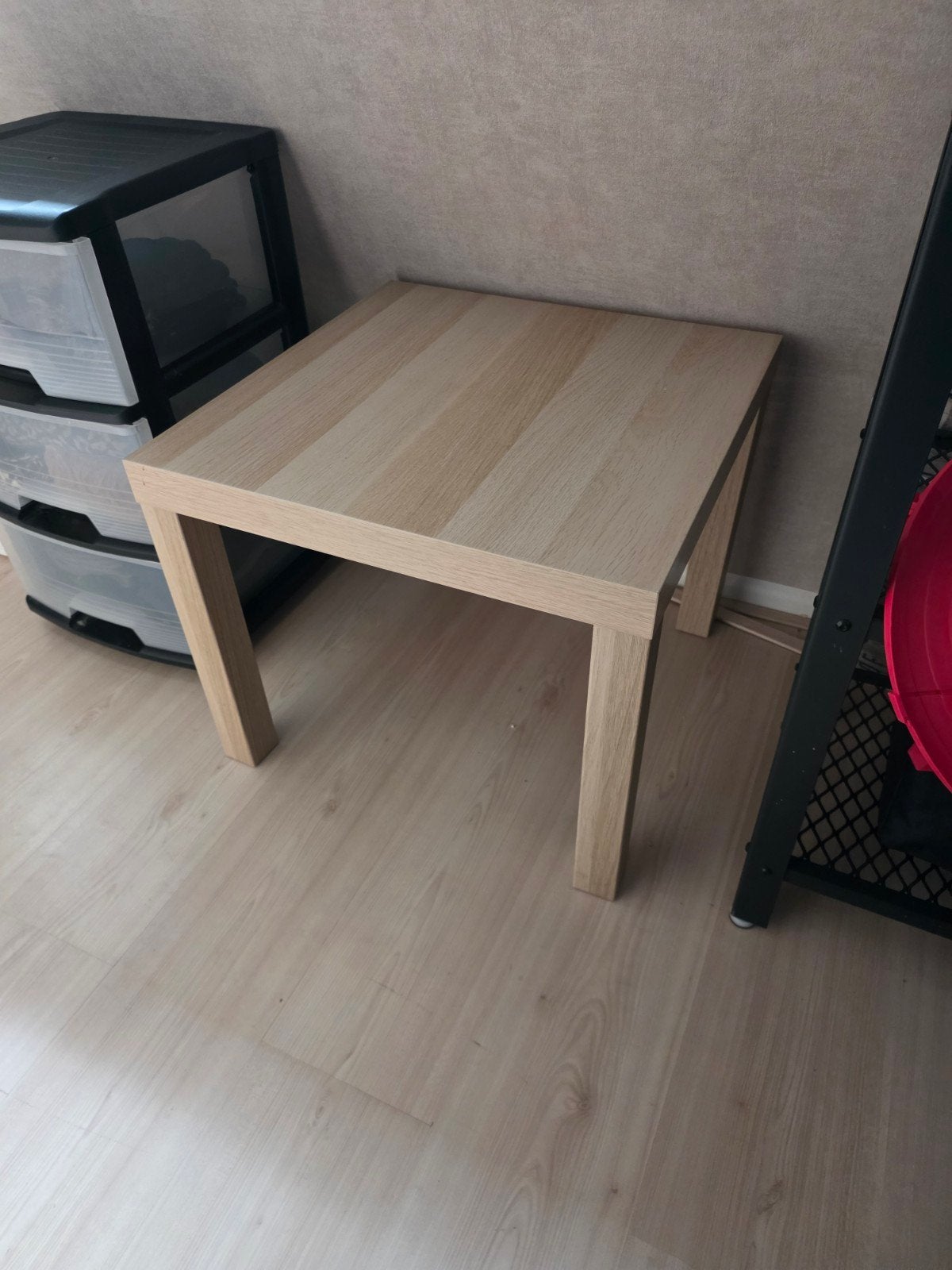 IKEA Lack bijzettafeltje, Huis en Inrichting, Tafels | Bijzettafels, Vierkant, 55 tot 75 cm, Zo goed als nieuw, Hout