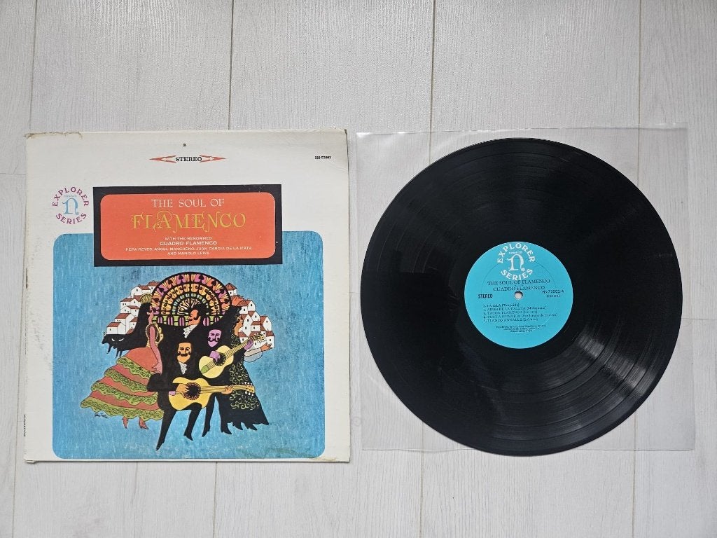 LP 'The soul of flamenco' Cuadro flamenco vinyl, Cd's en Dvd's, LP, Ophalen of Verzenden, Zo goed als nieuw, 12 inch