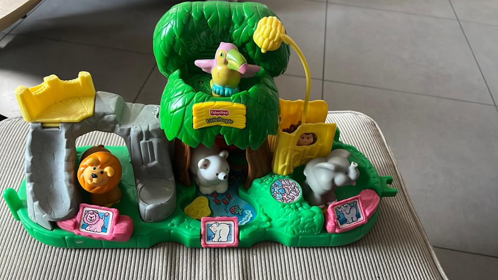 Little people FP dierentuin met geluid, Kinderen en Baby's, Speelgoed | Fisher-Price, Ophalen, Gebruikt, Speelset, Met geluid