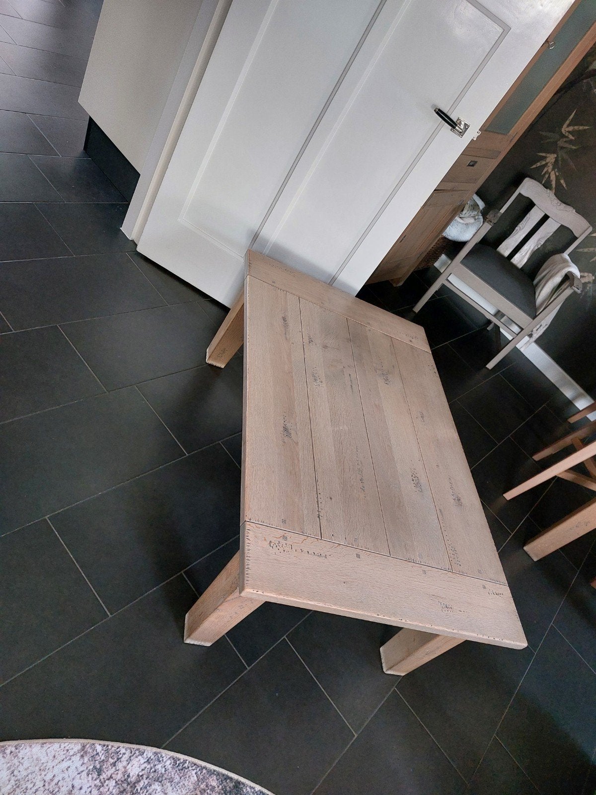 salontafel eiken, Ophalen, Gebruikt, 100 tot 150 cm, Eikenhout