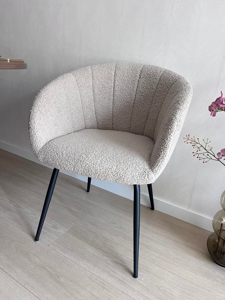 4 tropea eetkamerstoelen kwantum, Huis en Inrichting, Fauteuils, Ophalen, Zo goed als nieuw, Minder dan 75 cm, 50 tot 75 cm