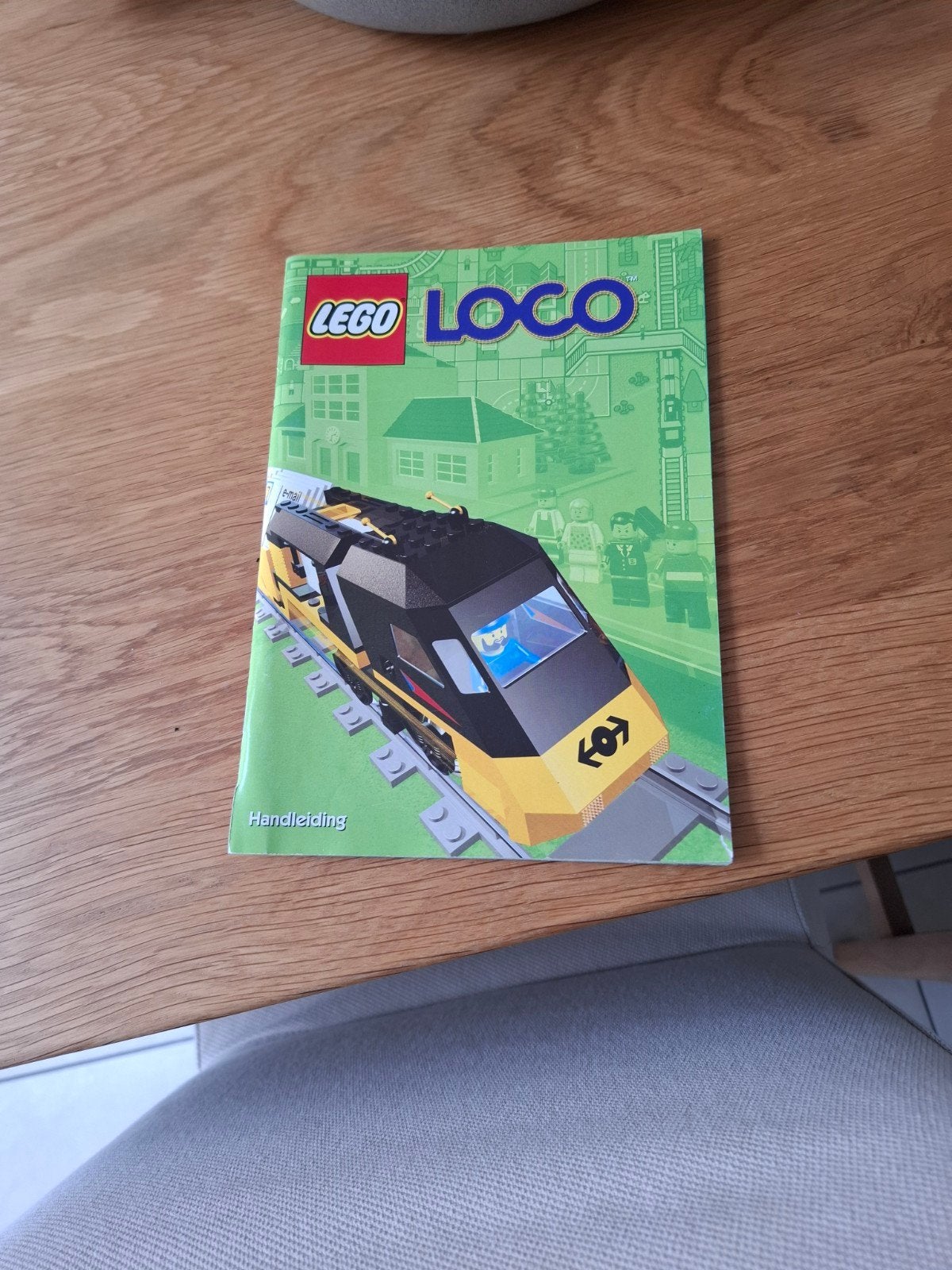 Lego Loco Handleiding - Vintage Lego Spoorweg Spel, Ophalen