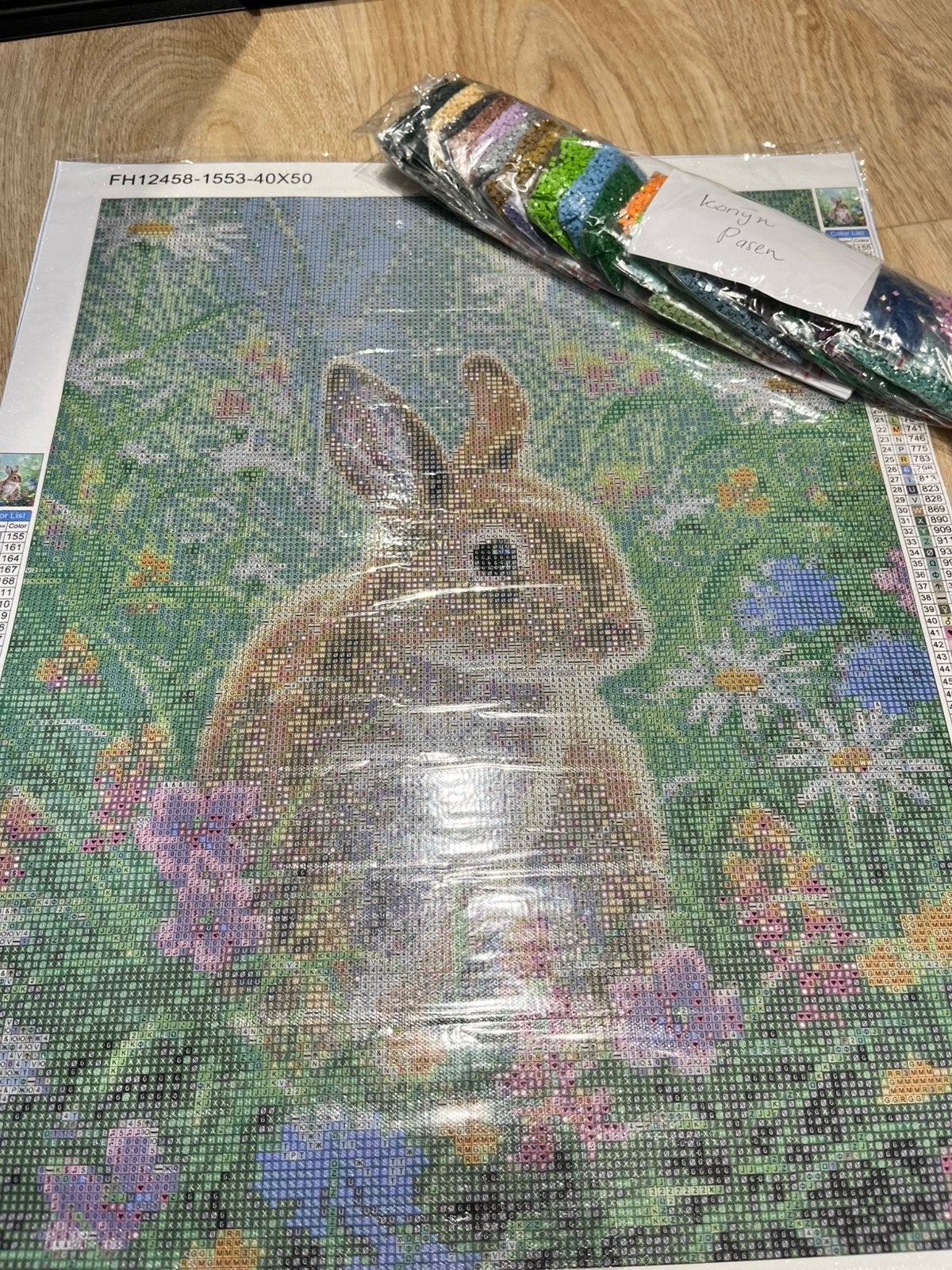 Diamond painting DIY 40x50, Ophalen of Verzenden, Nieuw, Knutselwerk