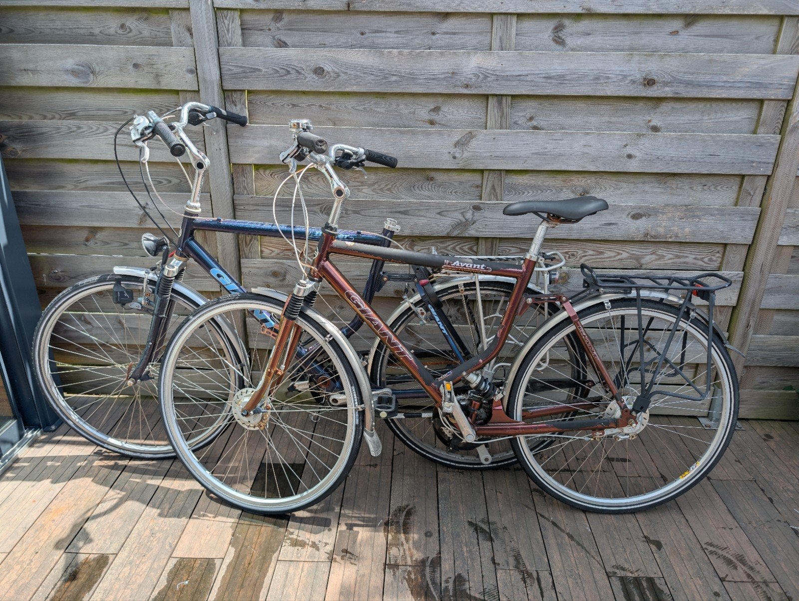 Twee Giant Comfort Herenfietsen (Blazer & Avant) - Opknapper, Ophalen, 28 inch, Gebruikt, Vering