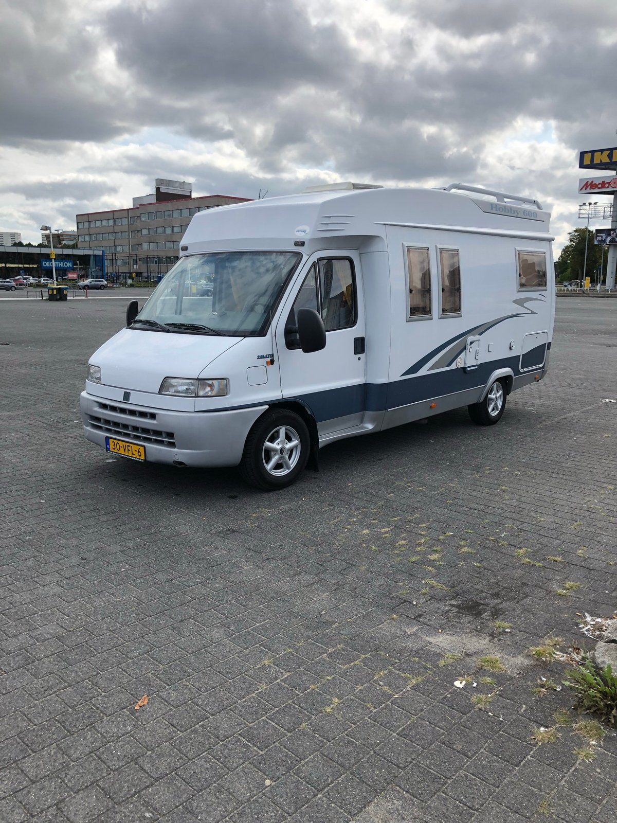 Hobby 600 -fiat Ducato 2.8 TD - Compleet uitgerust, Fiat, Hobby, Fietsendrager, Diesel