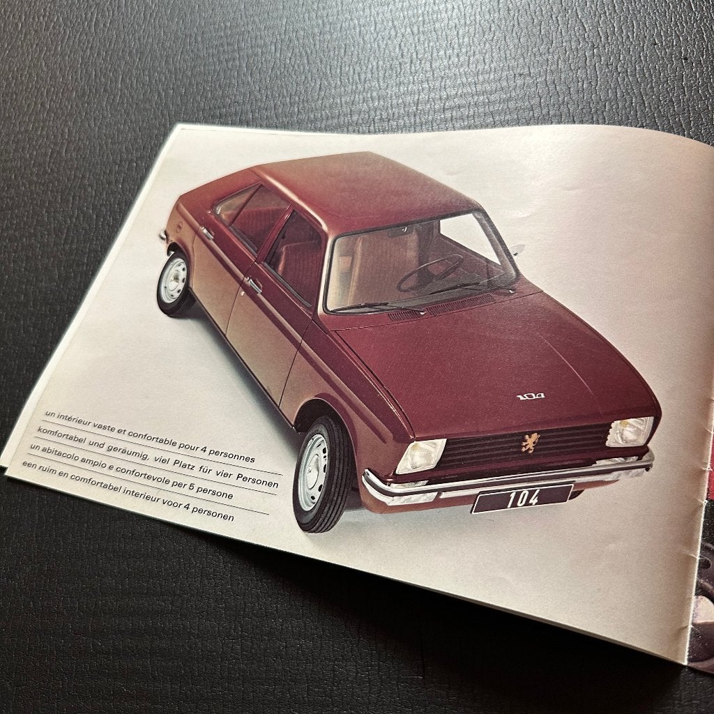 #15) PEUGEOT 104 - 1973, Verzenden, Gelezen, Peugeot