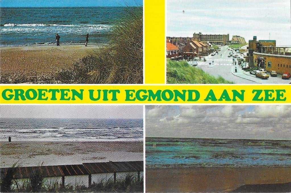 AK Egmond aan Zee - Groeten uit......, Verzenden, 1960 tot 1980, Ongelopen, Noord-Holland
