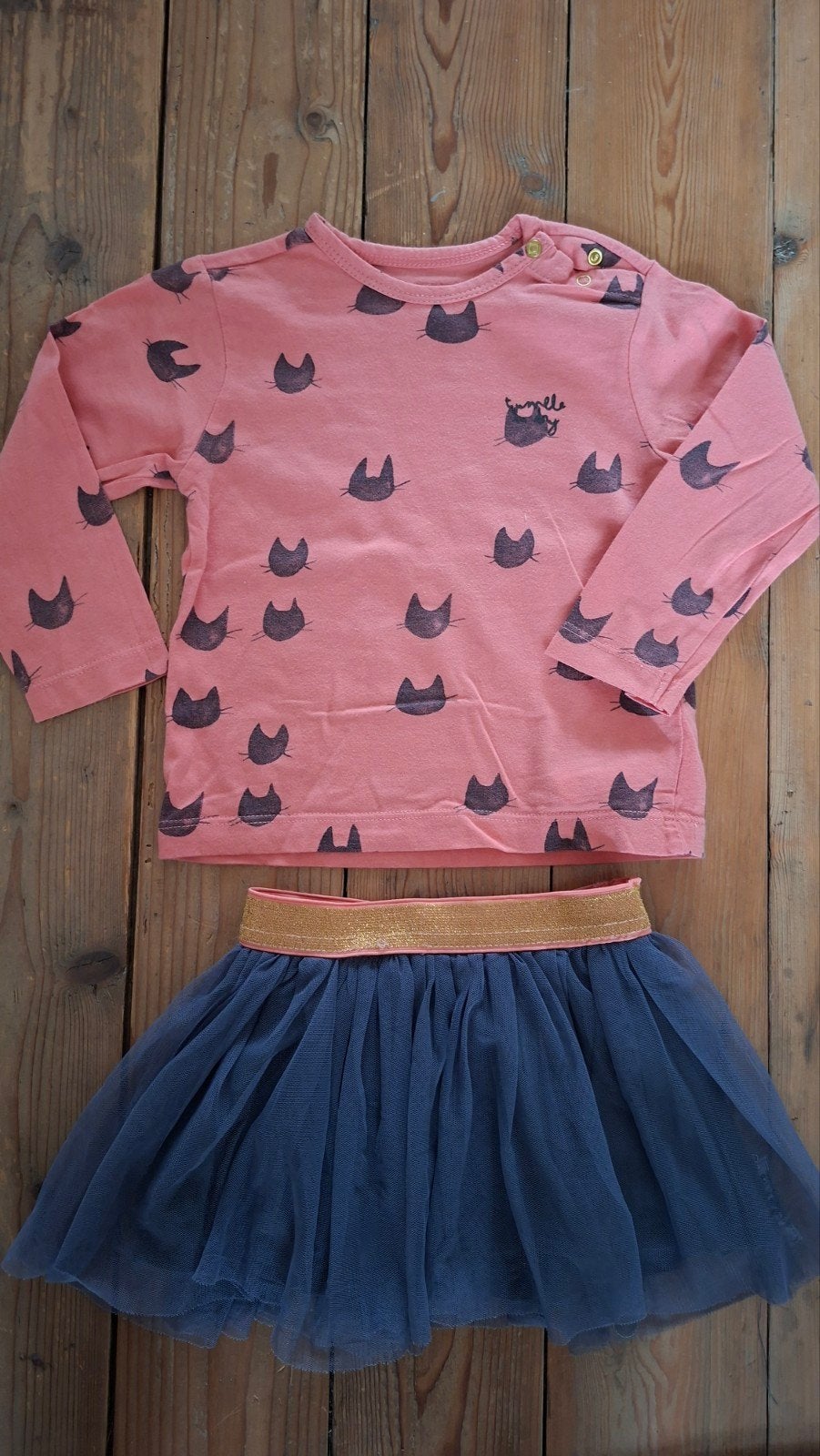 shirtje en rokje tumble n dry maat 74, Ophalen of Verzenden, Meisje