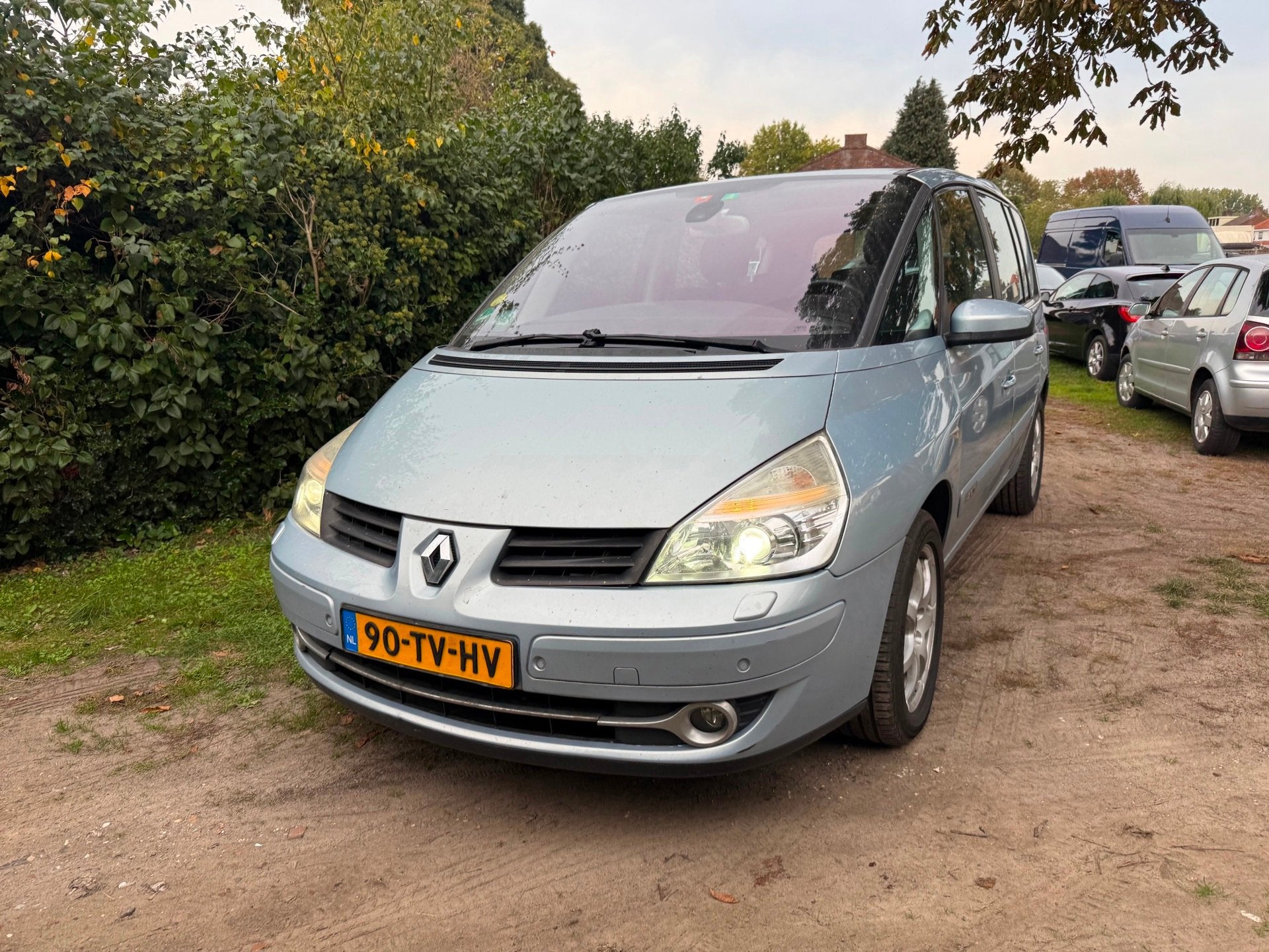 Renault Espace 2.0T Privilège AUTOMAAT CLIMA PANO The Car D, Gebruikt, 4 cilinders, 2000 kg, Blauw