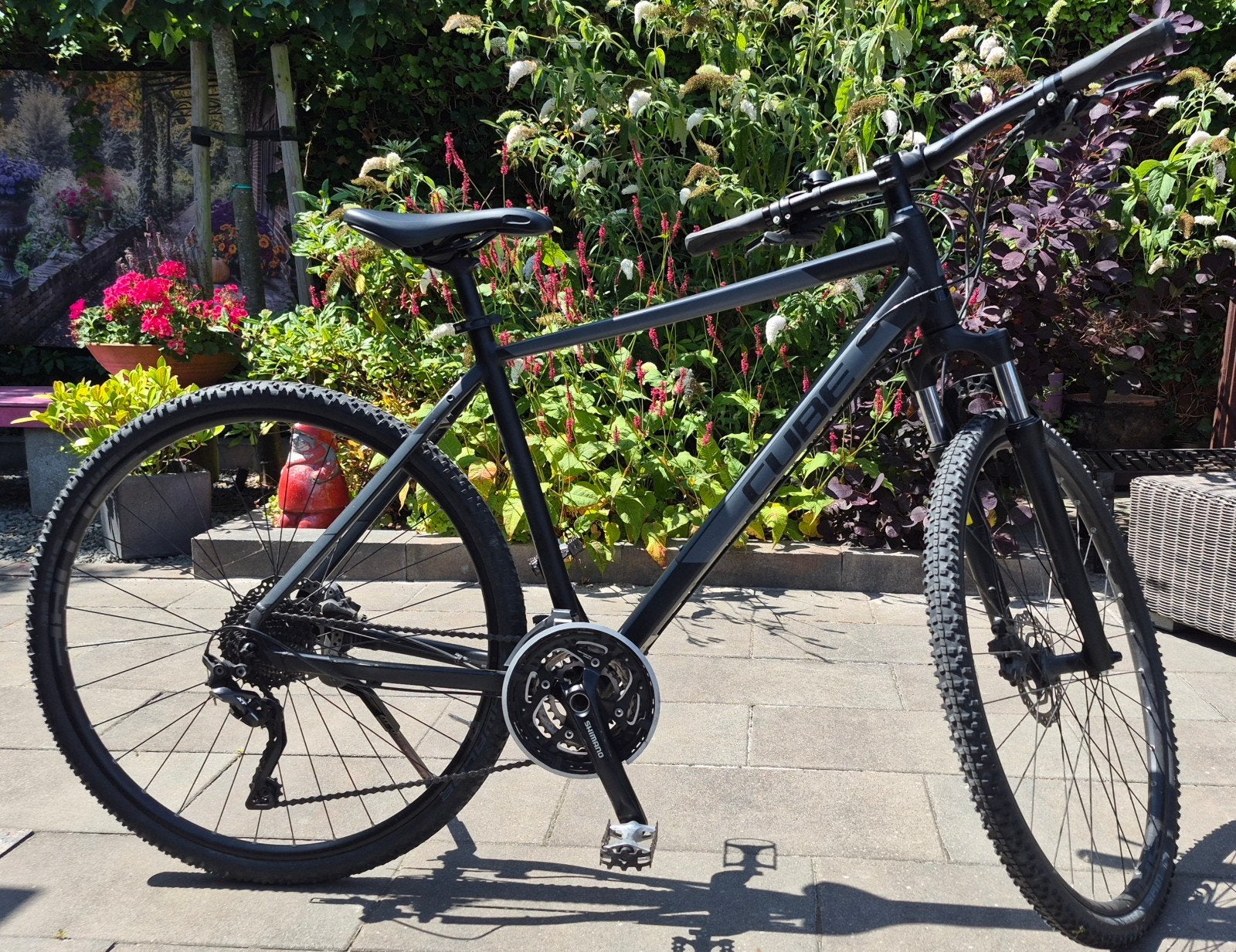 Cube Crosshybride Fiets Maat 54 - Perfect voor Avontuur, Vering, Zo goed als nieuw, Meer dan 20 versnellingen, Schijfrem