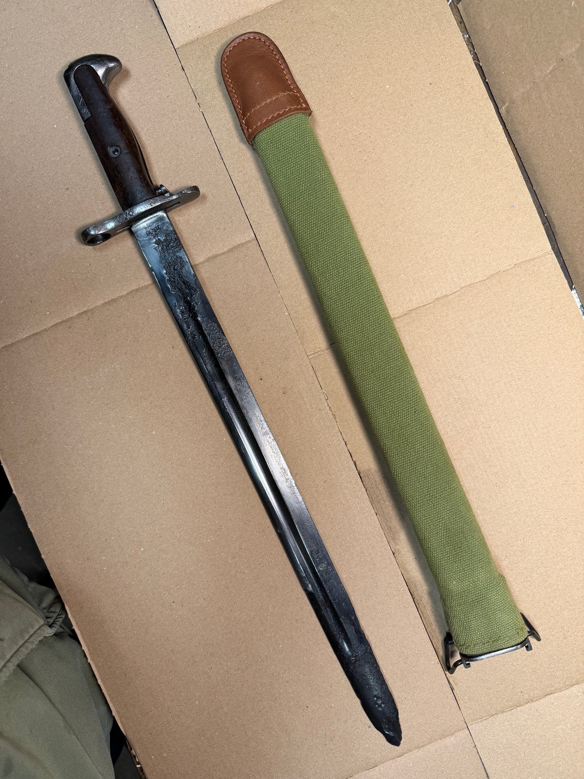 WW1 Springfield bajonet, Ophalen of Verzenden, Landmacht, Amerika, Overige typen