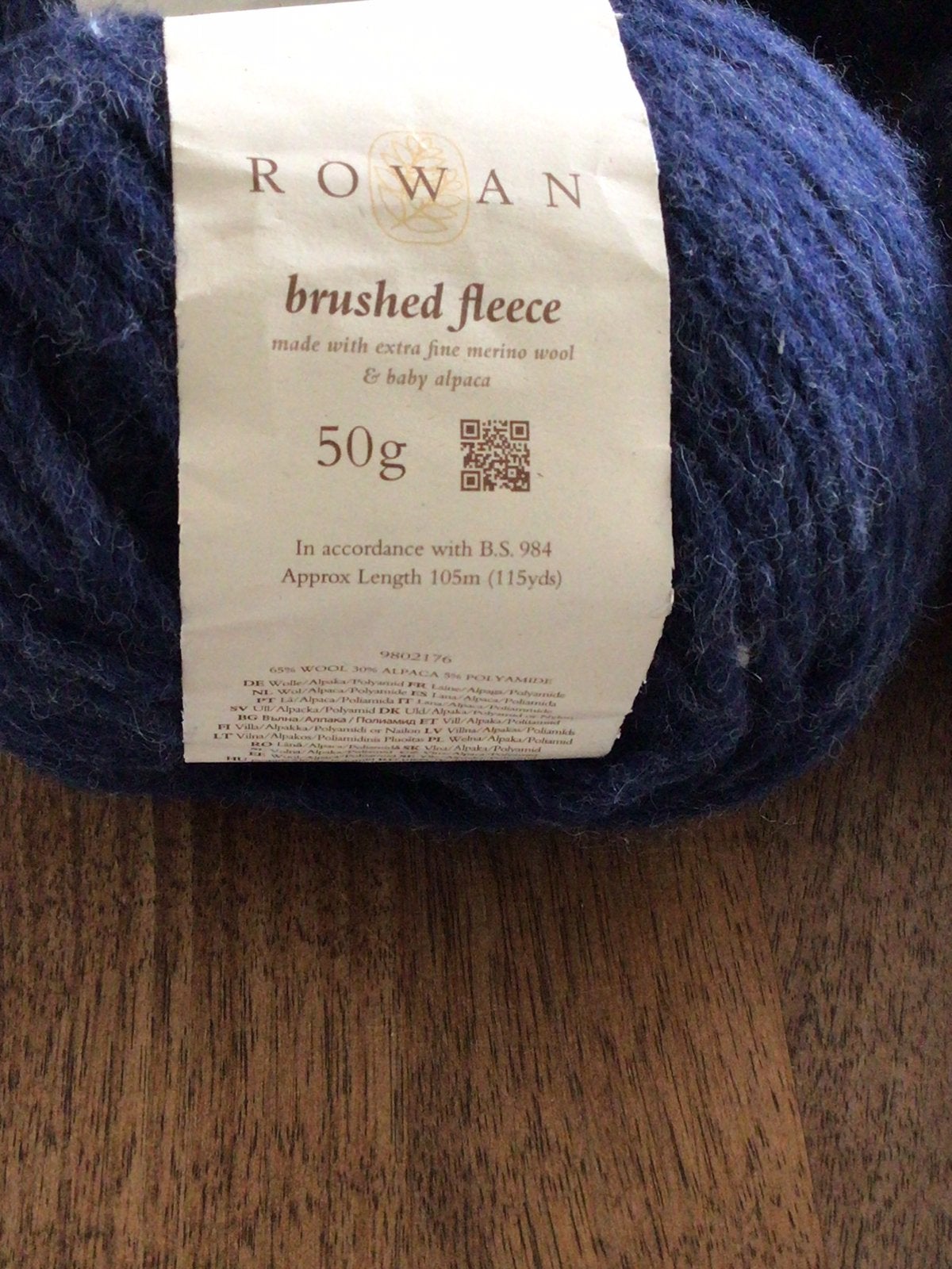 6 bollen Rowan brushed fleece garen, Ophalen of Verzenden, Nieuw, Breien, Wol of Garen