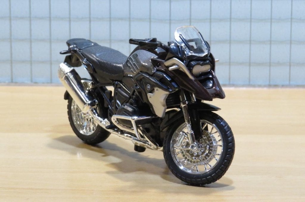 BMW R1200GS R1200 GS Ebenholz 1:18 blister, MayCheong, Maisto, Nieuw, Ophalen of Verzenden