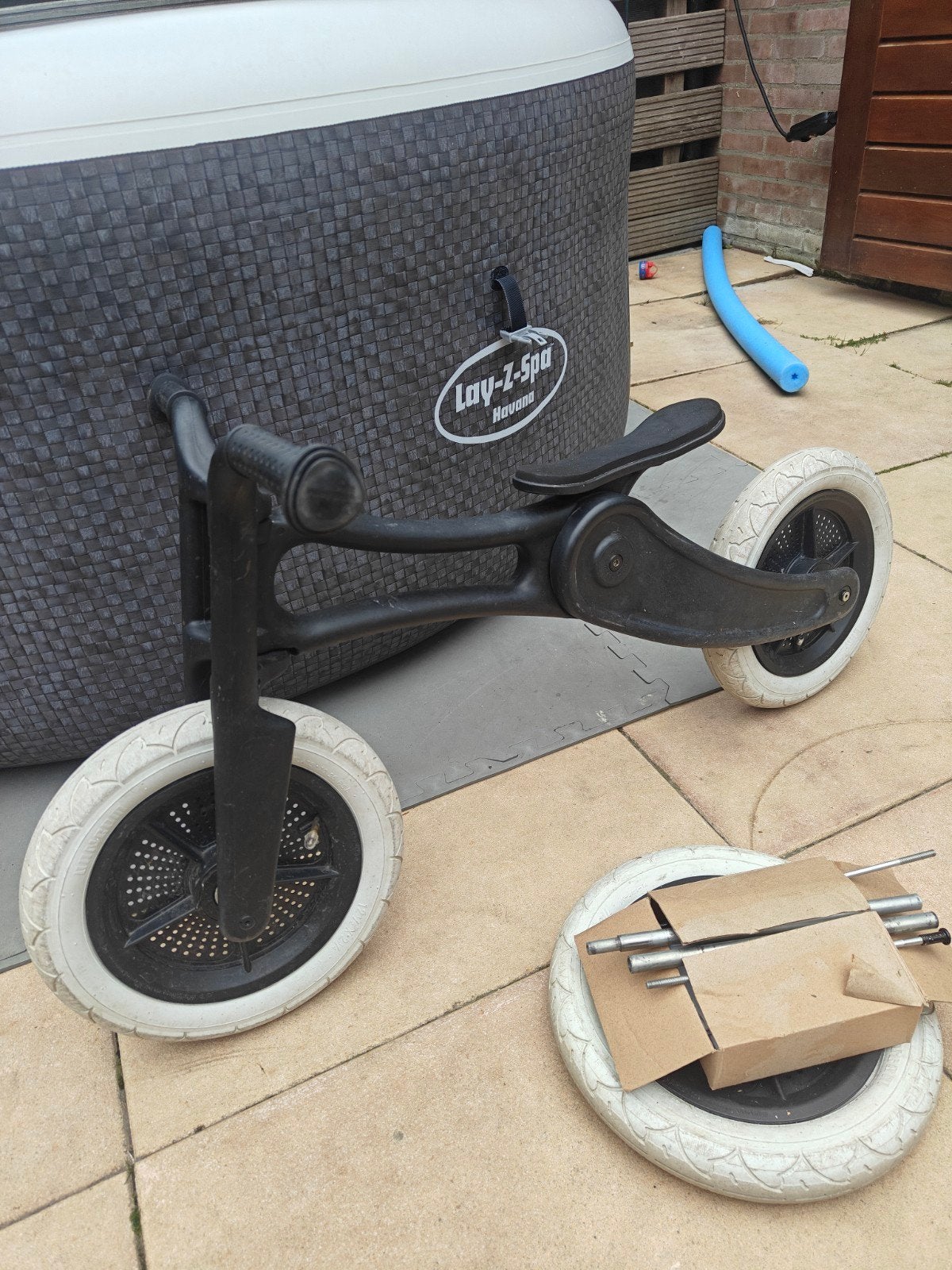 Wishbone Bike 3-in-1 Loopfiets Zwart, Ophalen, Gebruikt, Loopfiets