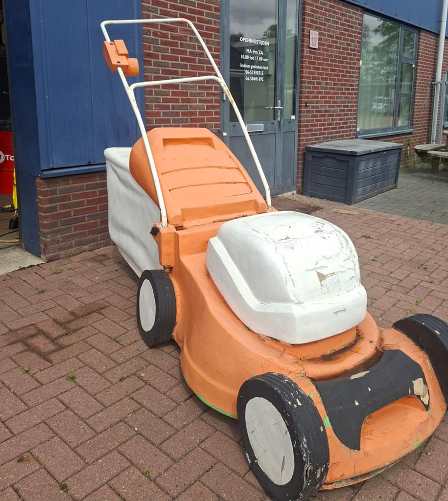 Reclame handmaaier polyester groot model., Ophalen of Verzenden