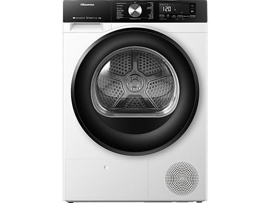 Hisense warmtepompdroger DH3S802BW3 - 3S Serie, Witgoed en Apparatuur, Wasdrogers, Wolprogramma, Minder dan 85 cm, Overige typen