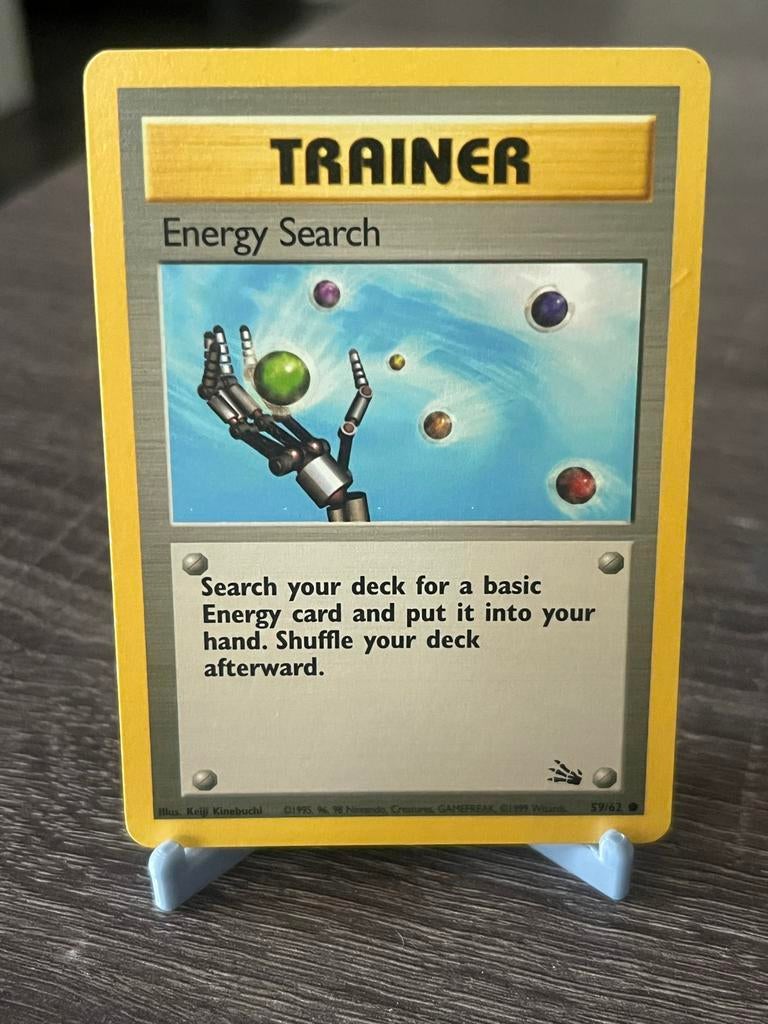 Energy Search (59/62) - Fossil - EX/Good, Ophalen of Verzenden, Gebruikt, Losse kaart