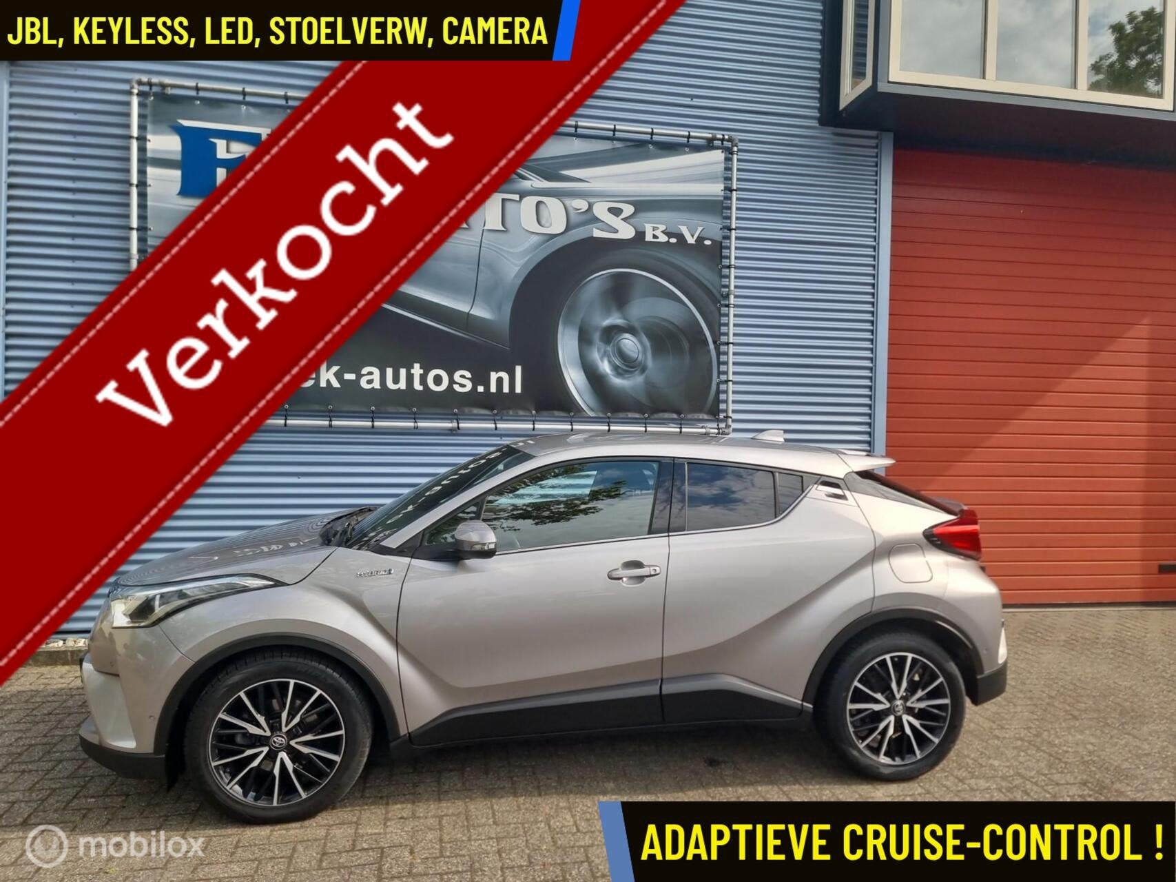 Toyota C-HR 1.8 Hybrid Dynamic. DAB, Keyless, JBL, Camera, 4 cilinders, 122 pk, Origineel Nederlands, 26 km/l