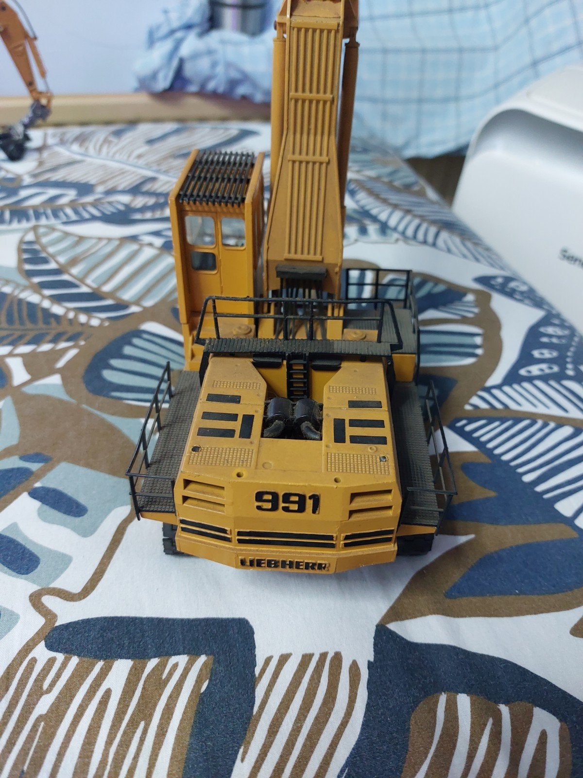 Liebherr 991 Graafmachine Model - Schaalmodel, Ophalen of Verzenden, Gebruikt