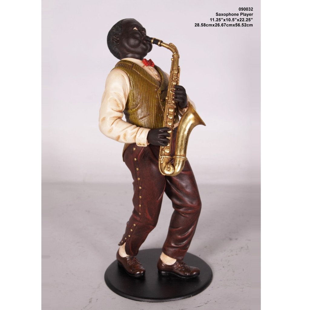 Jazzbeeld 66 cm - jazz muzikant