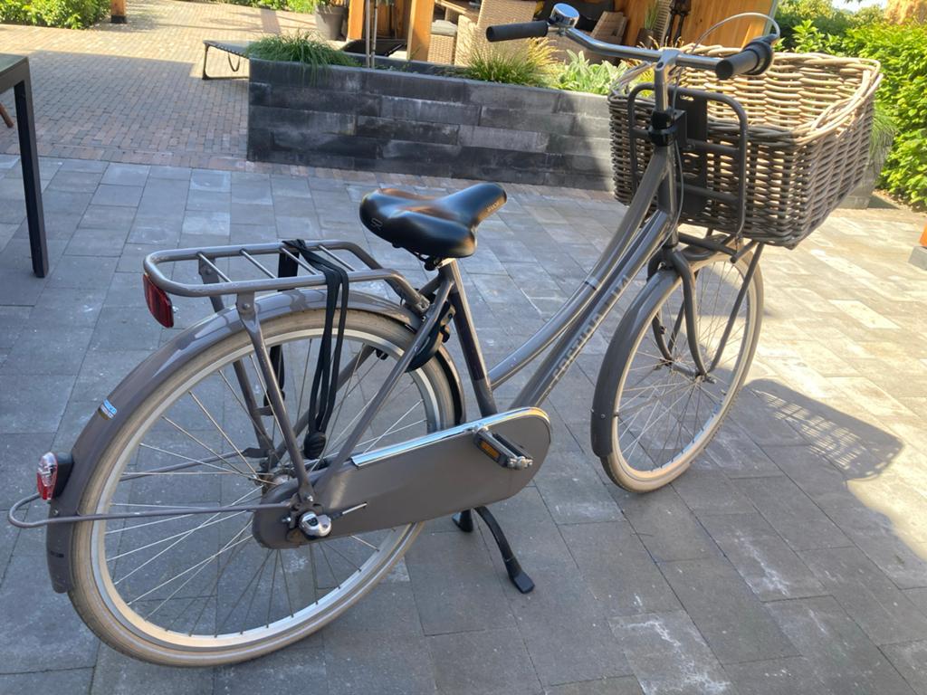 Cortina Transportfiets met mand - Zo goed als nieuw, Fietsen en Brommers, Fietsen | Dames | Damesfietsen, Terugtraprem, Versnellingen