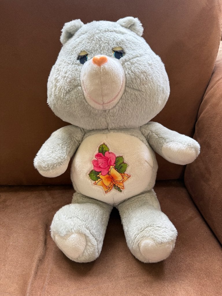 Vintage Jaren 80 Kenner Care Bear Troetelbeer Grey Grandma, Ophalen of Verzenden, Gebruikt