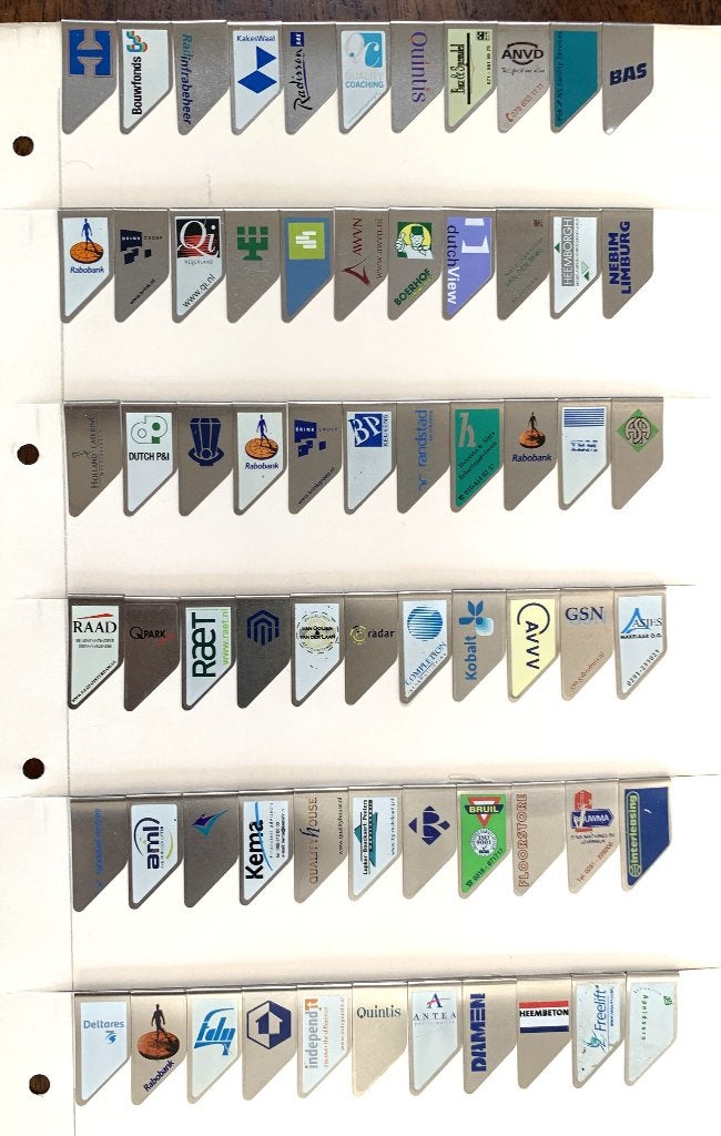 ka 6 Markclips Promoclips Papierklemmen 66 Verschillende, Verzenden, Zo goed als nieuw