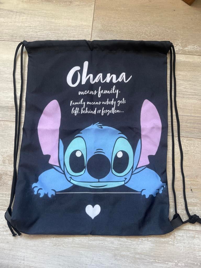 Stitch Gymtas - Ohana means family, Ophalen of Verzenden, Nieuw