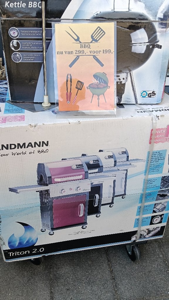 Landmann Triton 2.0 Gasbarbecue - Nieuw in doos !, Ophalen, Nieuw, Landmann