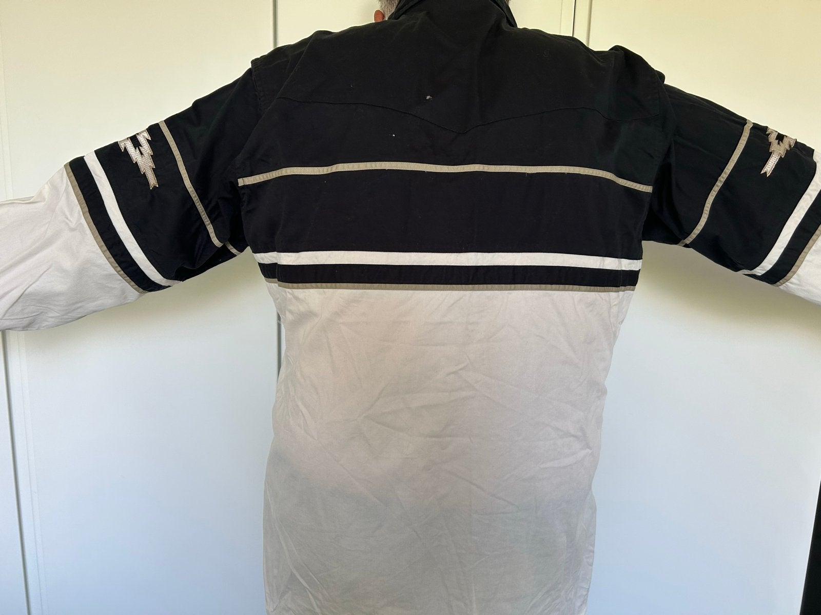 Cumberland Outfitters Heren Overhemd Zwart/Wit XL, Ophalen of Verzenden, Nieuw, Zwart, Overige halswijdtes