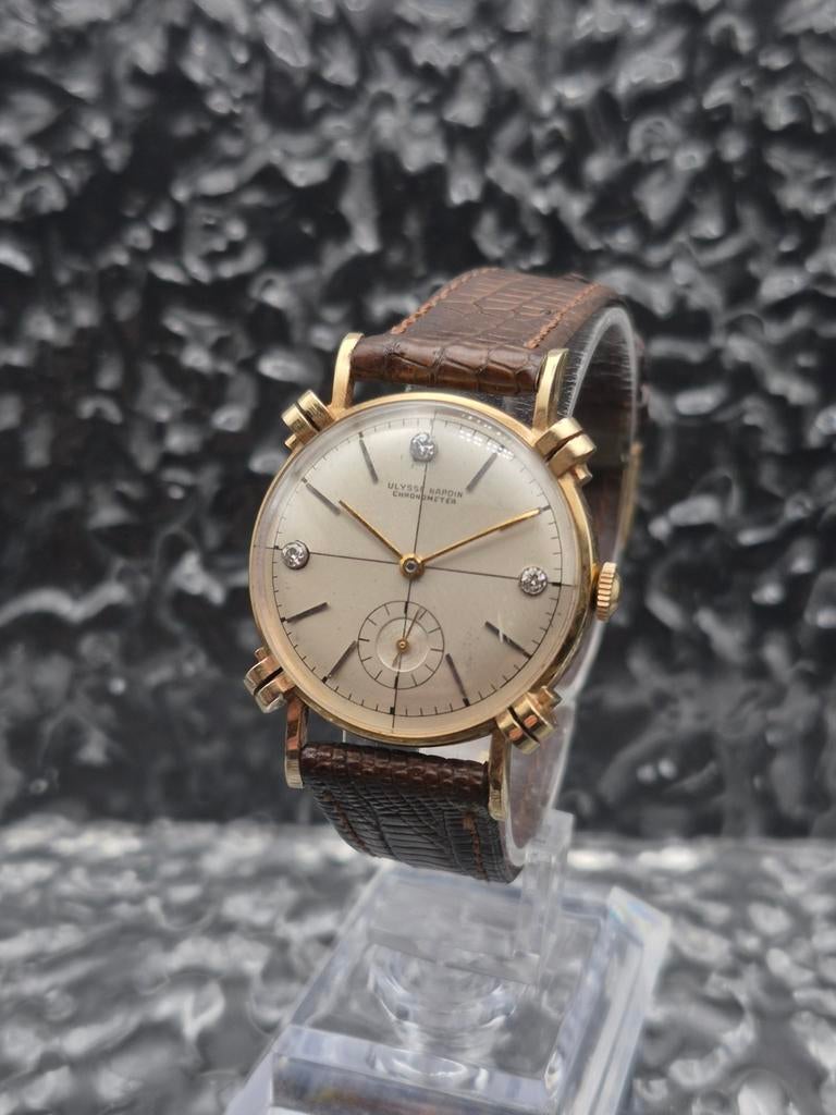 Ulysse Nardin Chronometer 32mm 14 Karaat Goud - Handopwinder, Sieraden, Tassen en Uiterlijk, Horloges | Heren, Overige merken