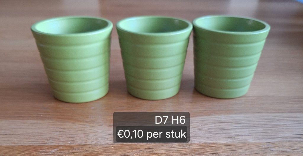 Bloempot/plantpot, Ophalen, Rond, Binnen, Zo goed als nieuw