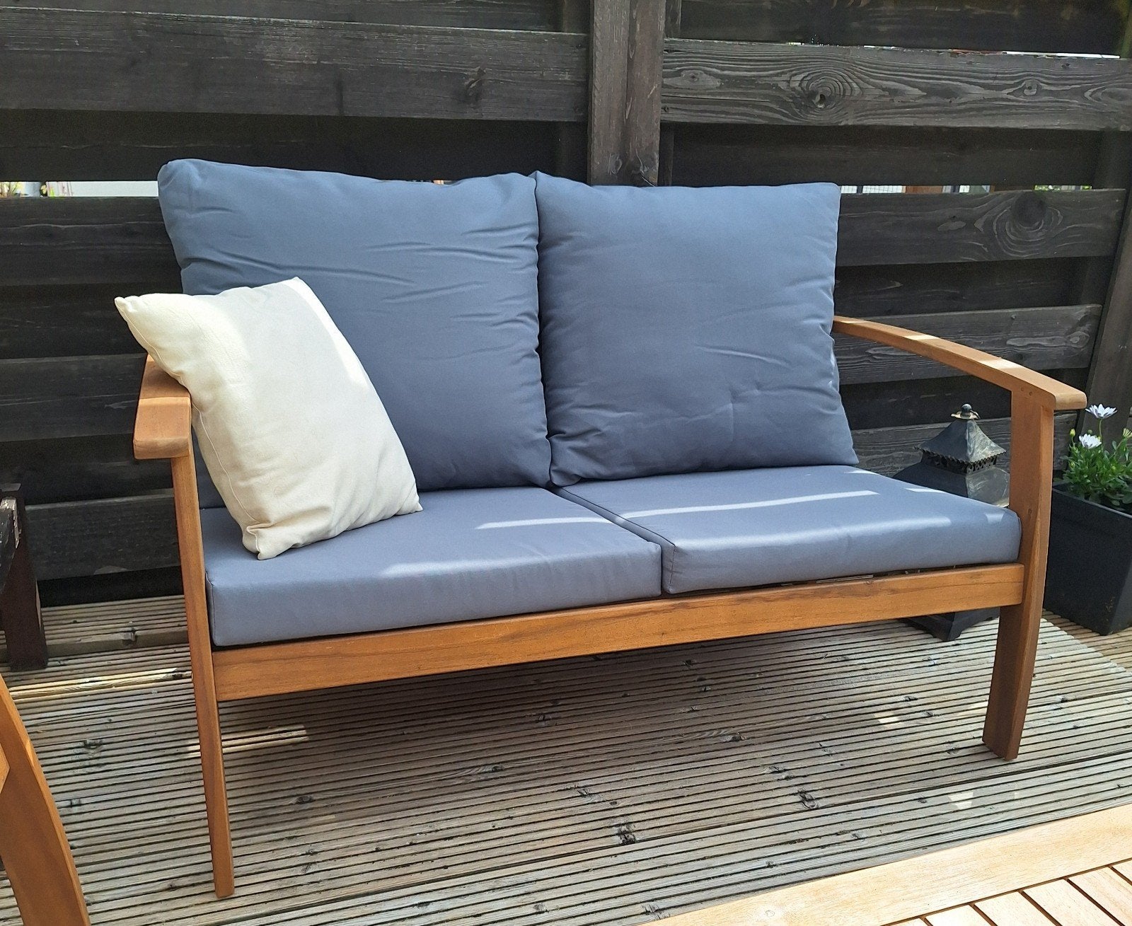 tuinbank., Tuin en Terras, Ophalen, Zo goed als nieuw, Hout