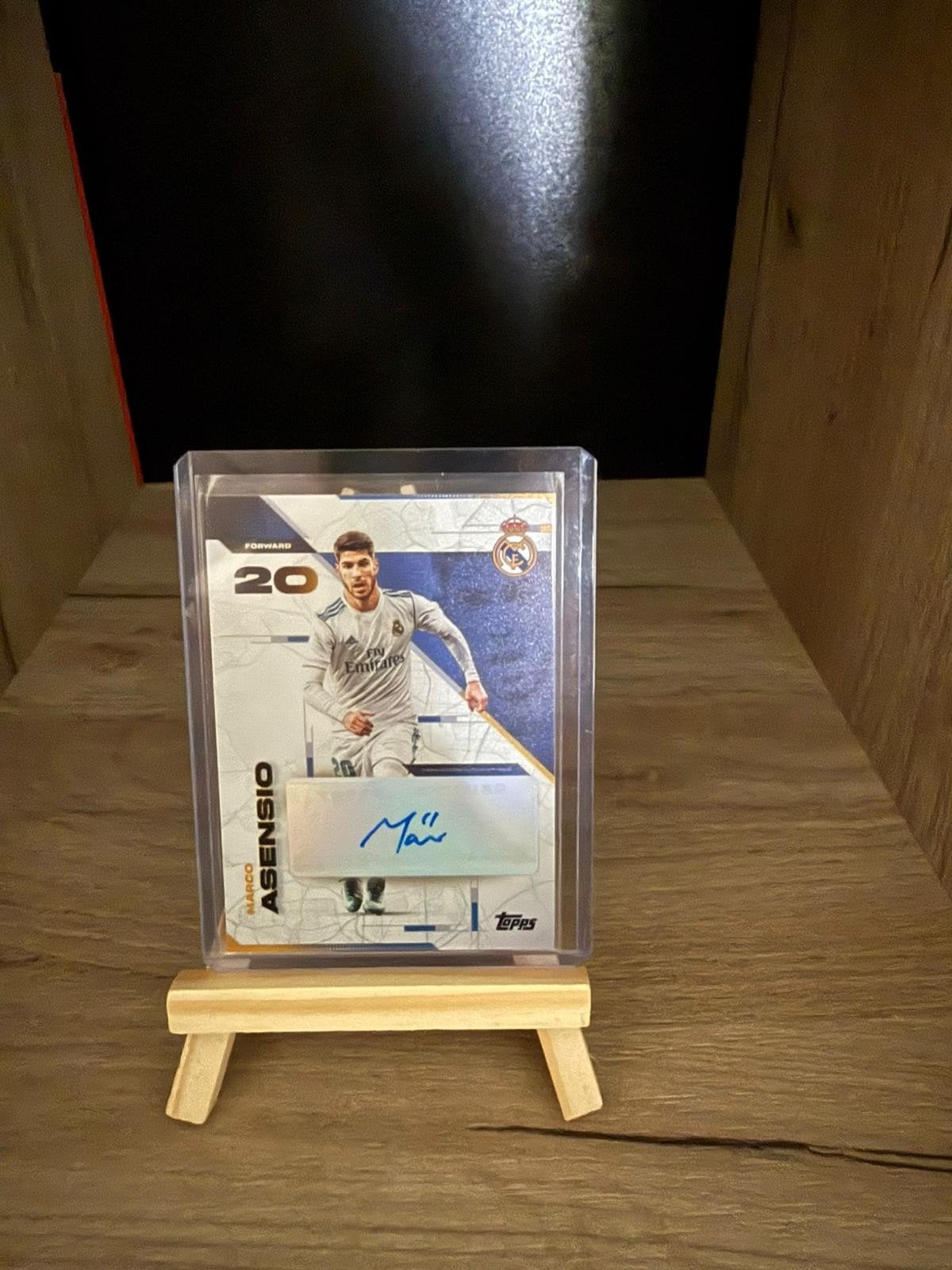 Marco Asensio Topps Spelerskaart - Real Madrid, Ophalen of Verzenden, Zo goed als nieuw, Buitenlandse clubs, Spelerskaart