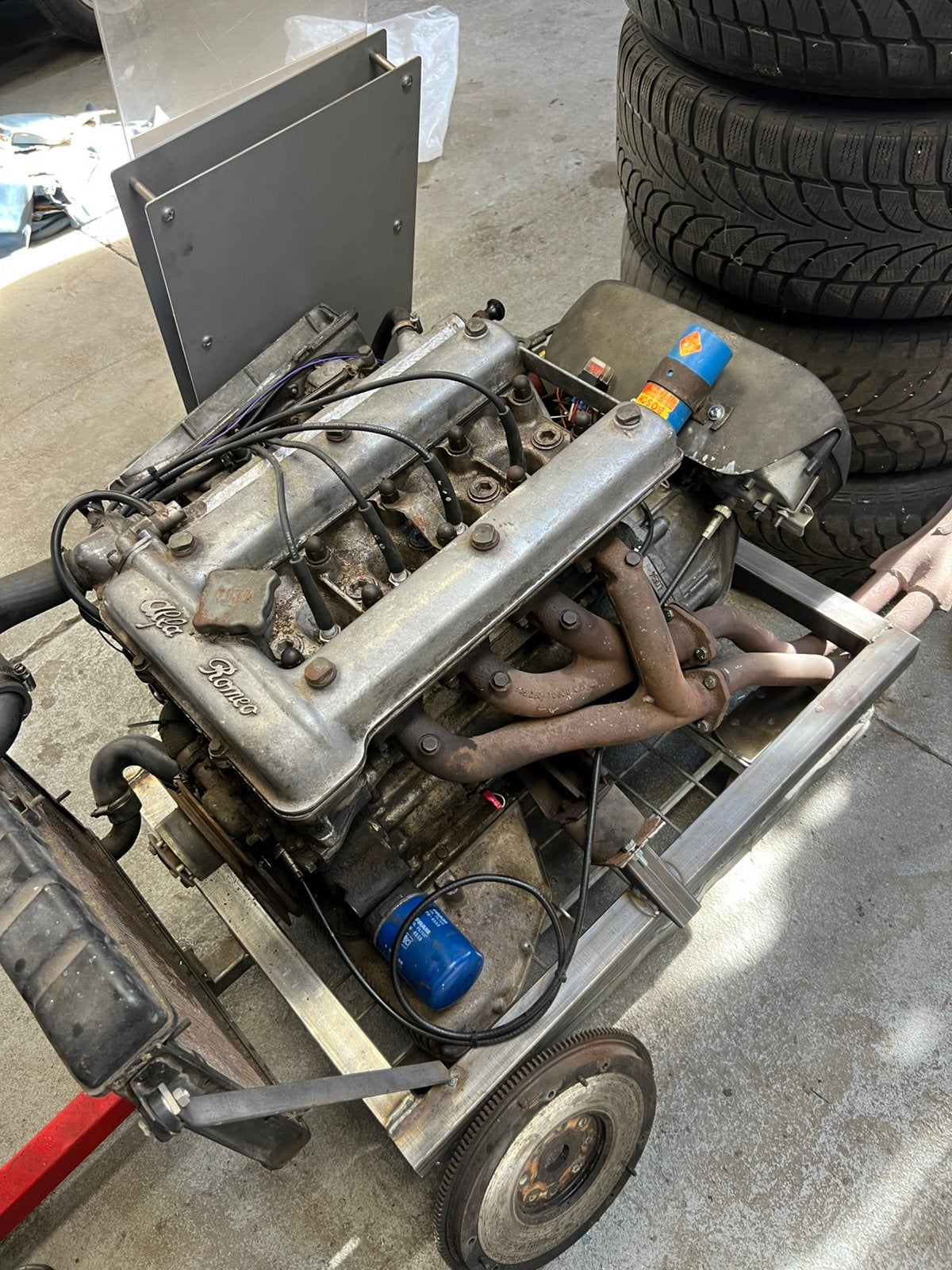 Alfa Romeo Bertone Giulia etc 105 motor 1300 en 1600cc, Ophalen, Gebruikt, Alfa Romeo, Post1