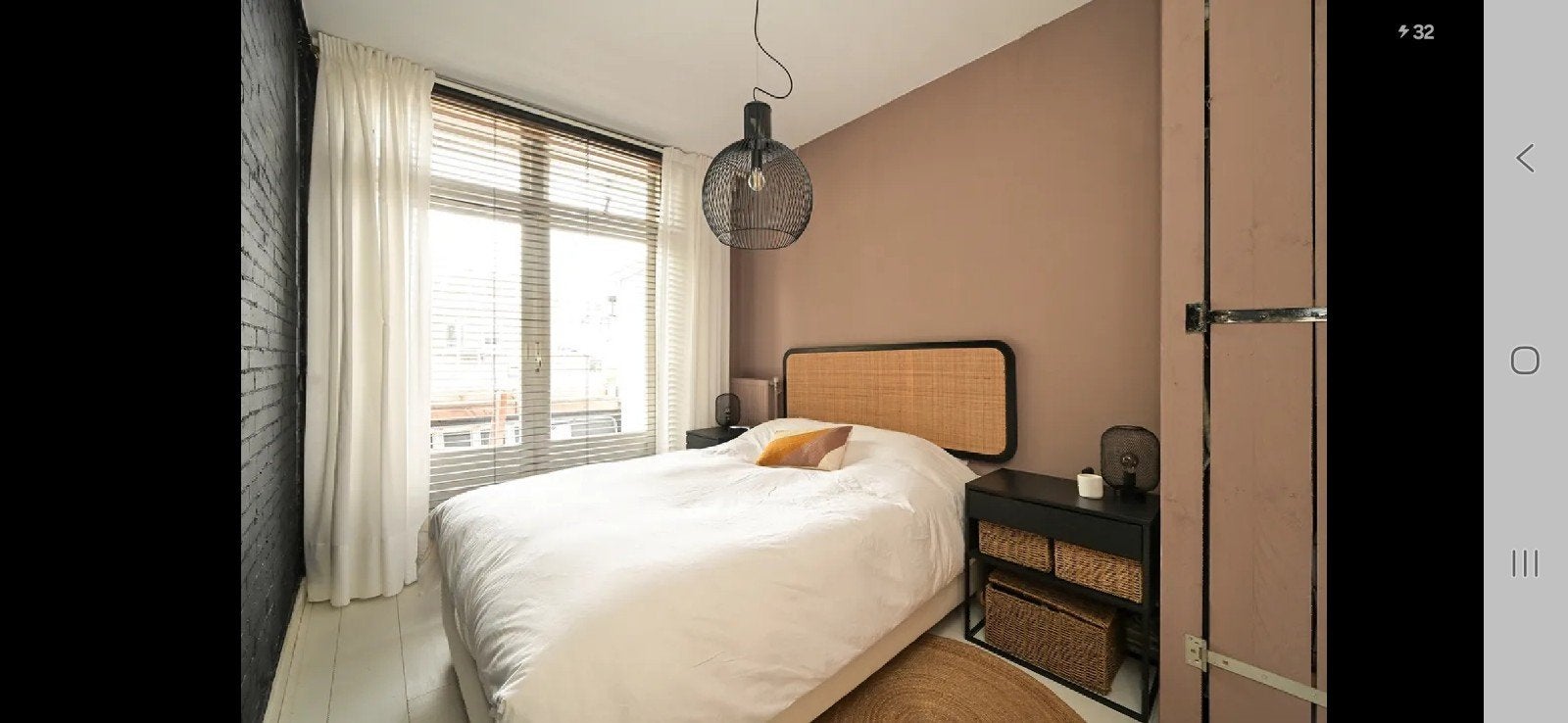 IKEA ESPEVÄR Tweepersoons Bed - Wit, 140x200 cm, Ophalen, Wit, Tweepersoons, 140 cm