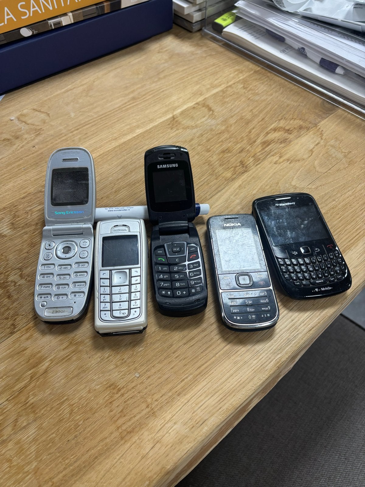 Partij oude telefoons: Sony Ericsson, Nokia, Blackberry, Gebruikt, Overige modellen, Ophalen of Verzenden, Minder dan 3 megapixel