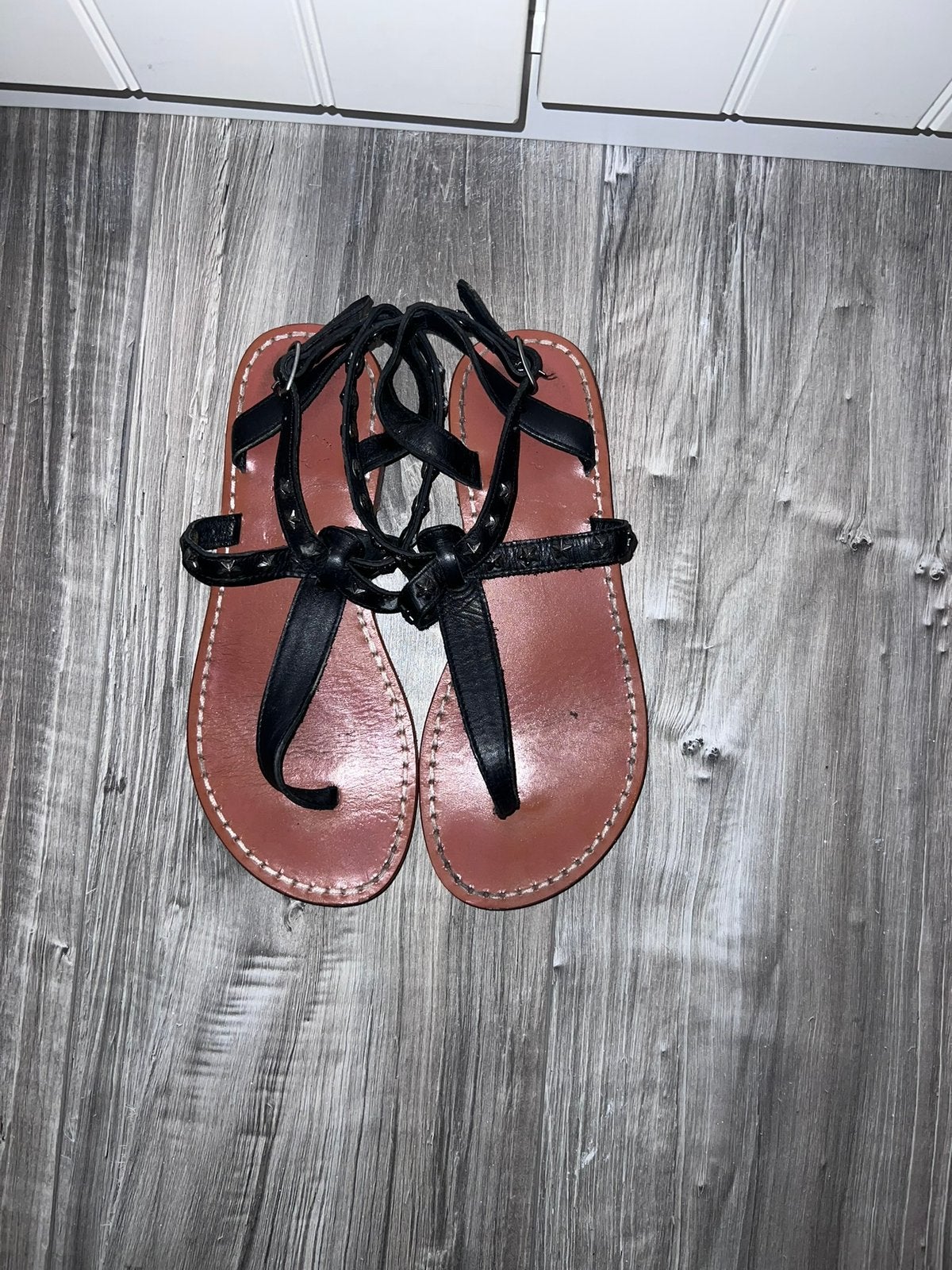 Sandaaltjes Scotch & Soda, Zwart, Gedragen, Sandalen of Muiltjes, Ophalen of Verzenden