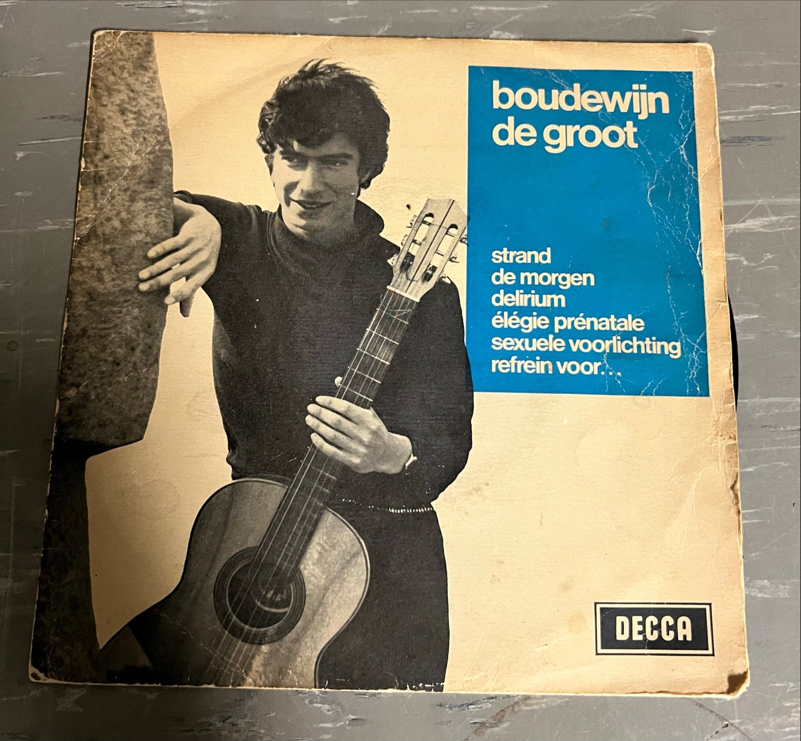 Boudewijn de Groot - Strand / De Morgen (EP, Decca), Gebruikt, 7 inch, Ophalen of Verzenden, Pop