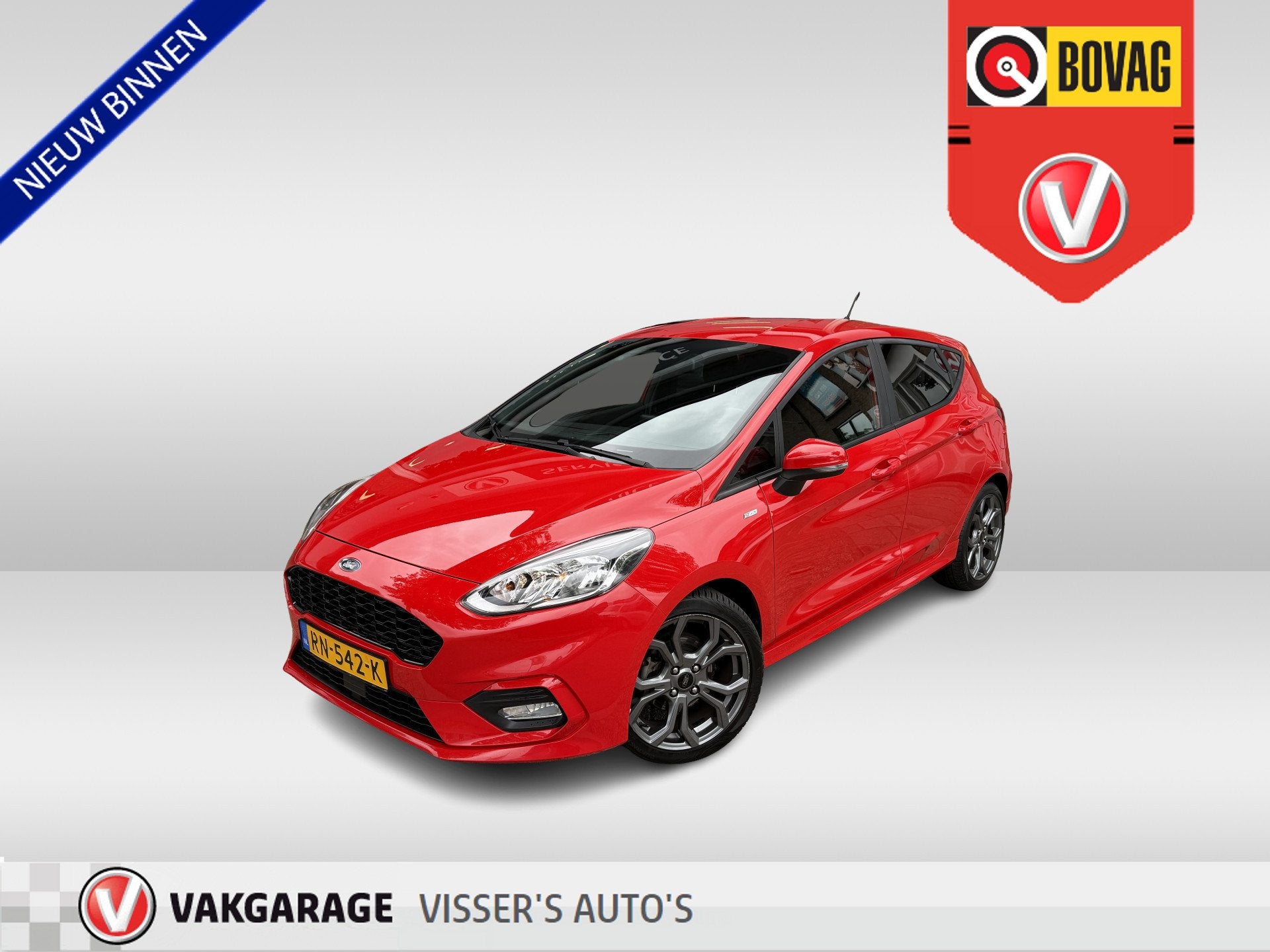 Ford Fiesta 1.0 EcoBoost ST-Line | 100 PK | applecarplay/and, Voorwielaandrijving, Euro 6, 23 km/l, Origineel Nederlands