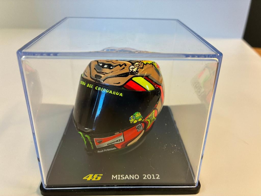 69788: Helm - MotoGP - Valentino Rossi - Misano 2012 - 1:5, Auto, Zo goed als nieuw, Bachsatztstr. 54 D 72131 Ofterdingen, Germany