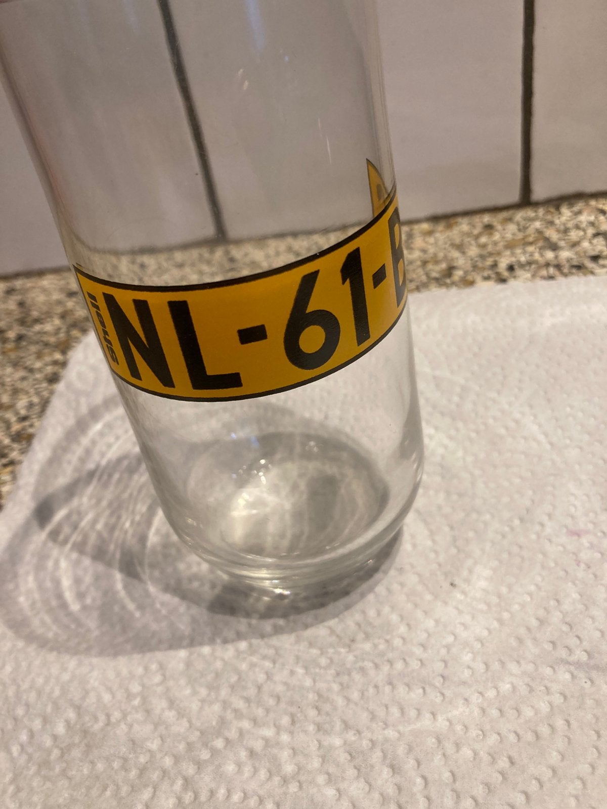 Glas Shell, Ophalen of Verzenden, Zo goed als nieuw, Bierglas
