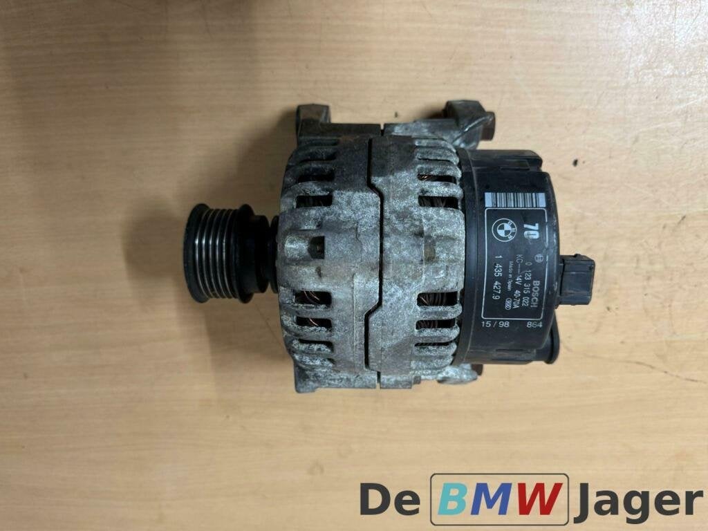 Dynamo 70a M43  motor BMW 3-serie E46 316i 318i 1435427, Gebruikt, Ophalen of Verzenden, BMW, BMW
