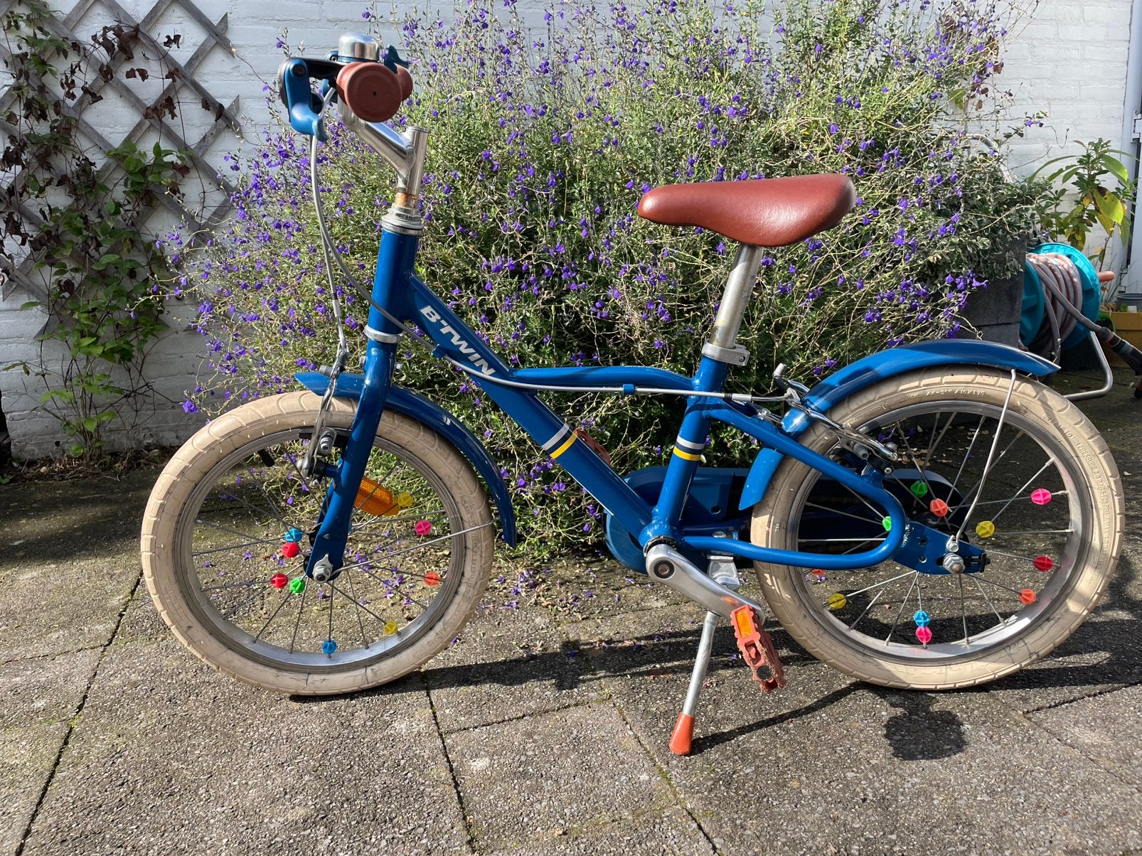 B'twin city 900 kinderfiets 16", Fietsen en Brommers, Ophalen, Gebruikt, 16 tot 20 inch
