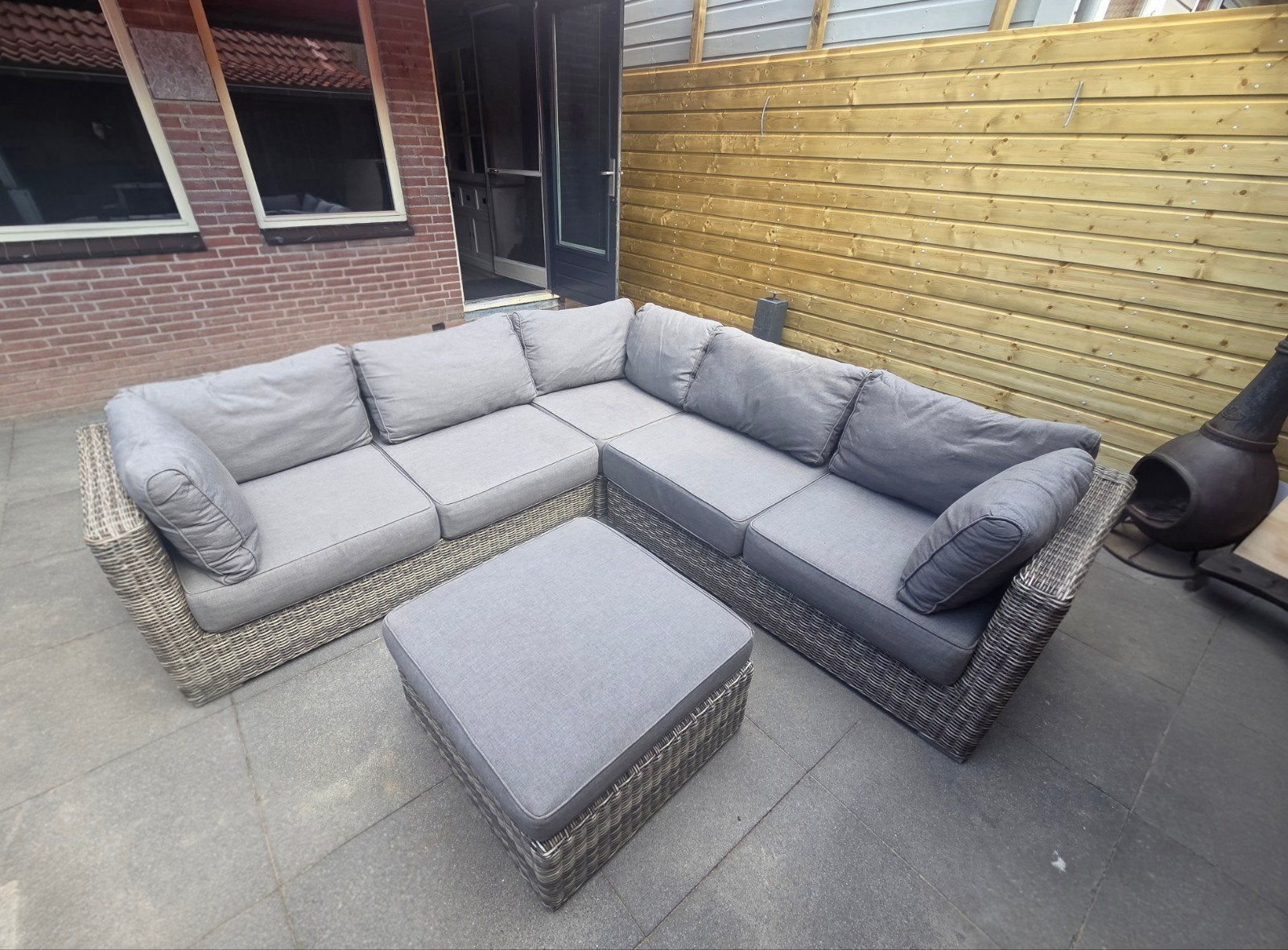 tuin/loungebank excl. kussens, Tuin en Terras, Tuinsets en Loungesets, Ophalen, Gebruikt