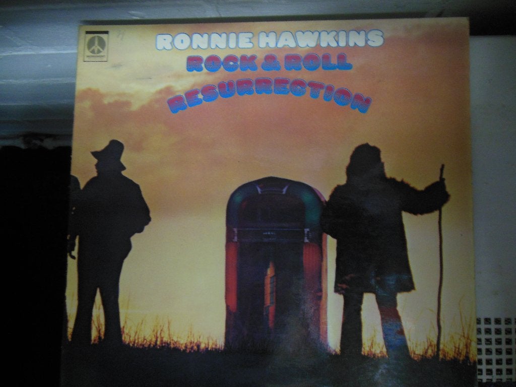 lp rock n roll ronnie hawkins resurection vinyl record album, LP, Gebruikt, Ophalen of Verzenden, 12 inch