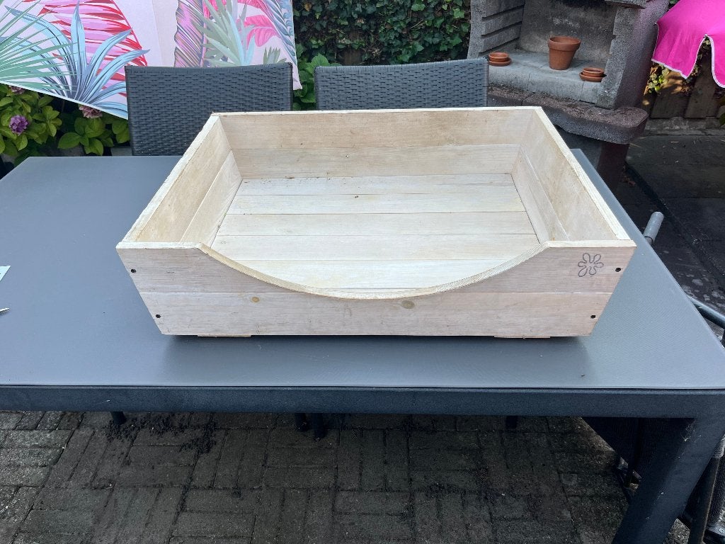 Te koop hondenbak wit: hoog 17cm, breed 78cm en diep 61cm, Dieren en Toebehoren, Ophalen, Gebruikt, Overige