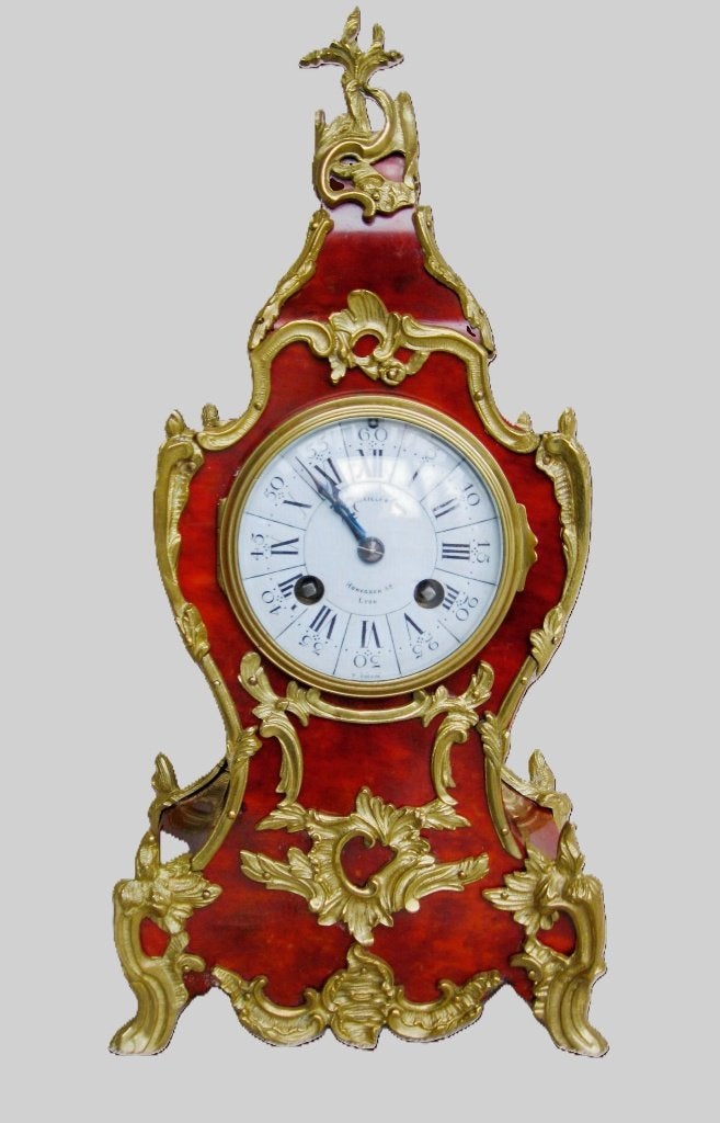 Magnifieke schildpad boulle 'Lyon', Antiek en Kunst, Antiek | Klokken, Ophalen