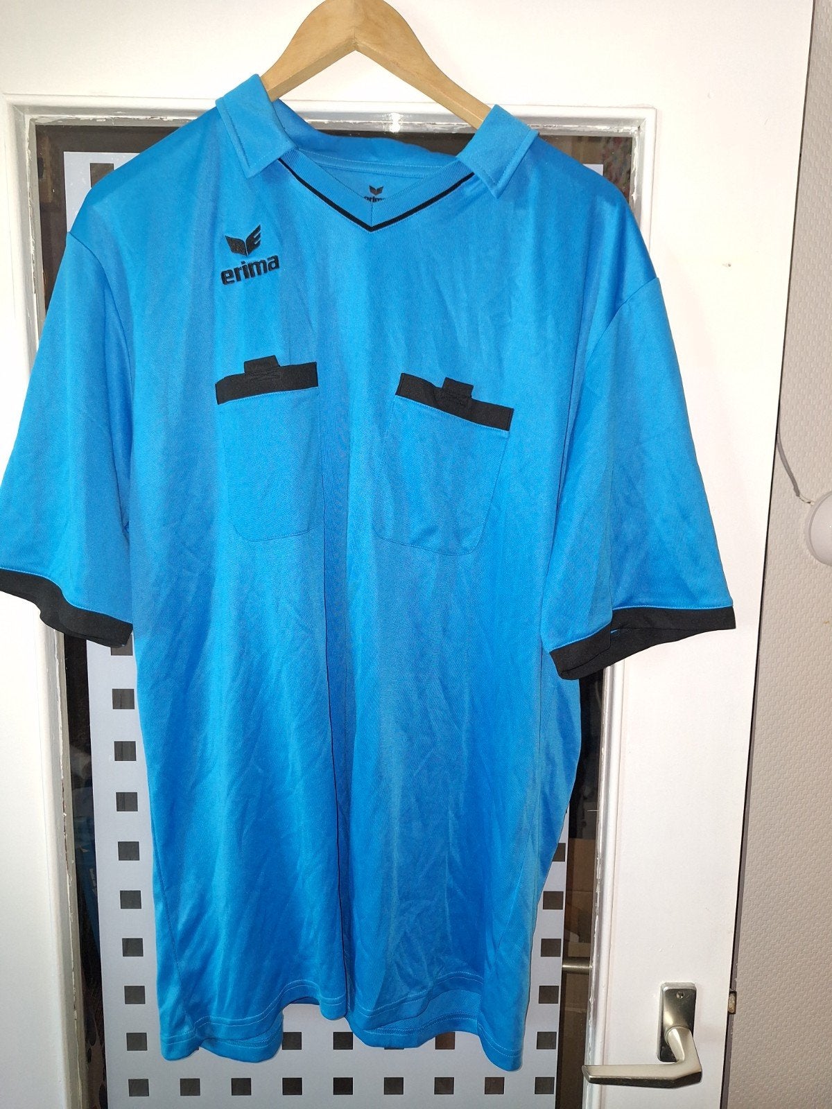 scheidsrechter shirt erima XXL, Erima, Blauw, Overige maten, Ophalen of Verzenden